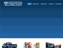 Tablet Screenshot of empirewraps.com